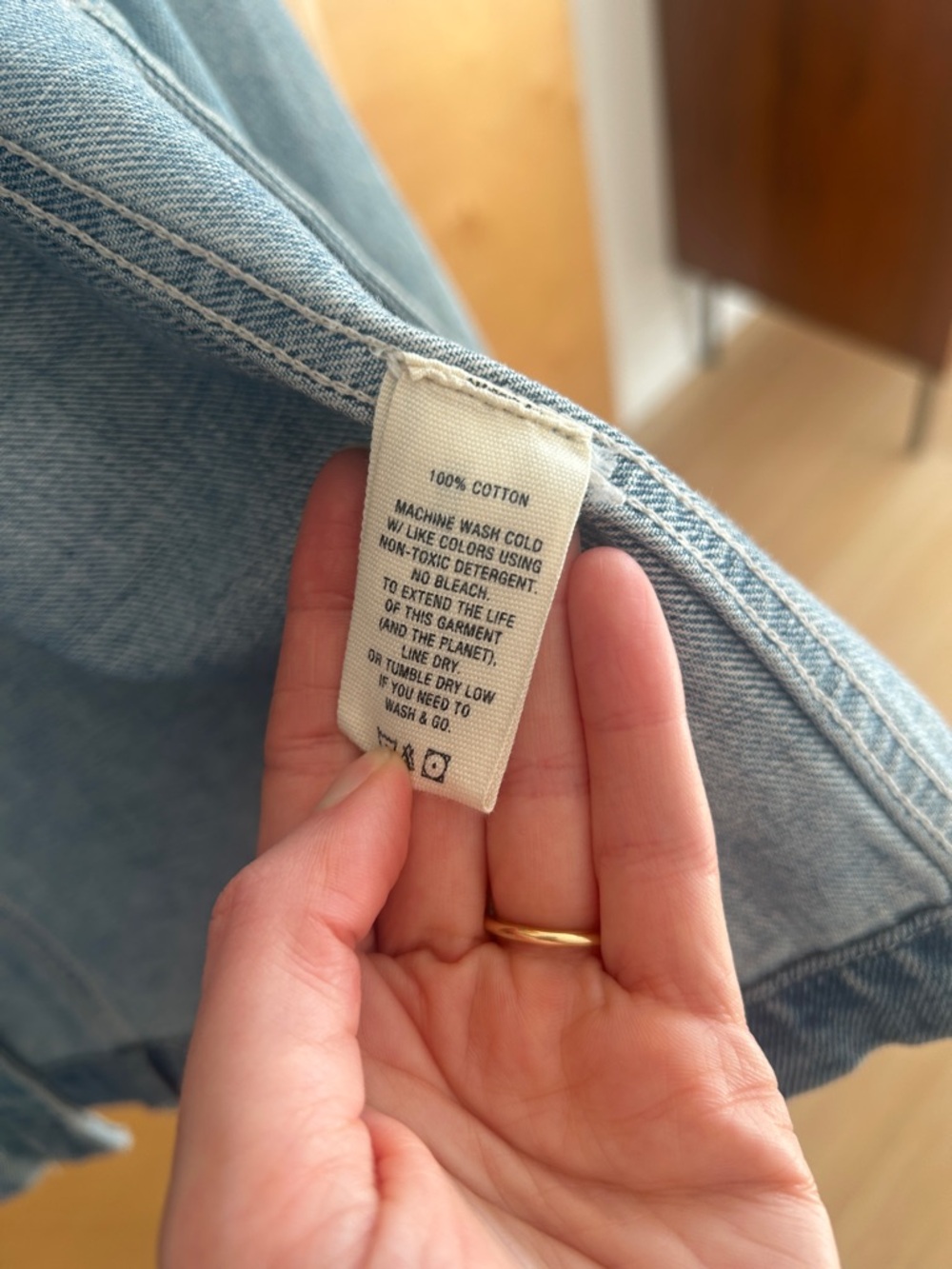 Alex Mill Brit Work Jacket - Denim - M - Picture 4 of 5